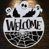 Double Layer Halloween “Welcome” Sign – 300mm