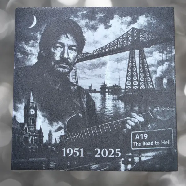 Chris Rea Ceramic Tile – The Road to Hell Tribute