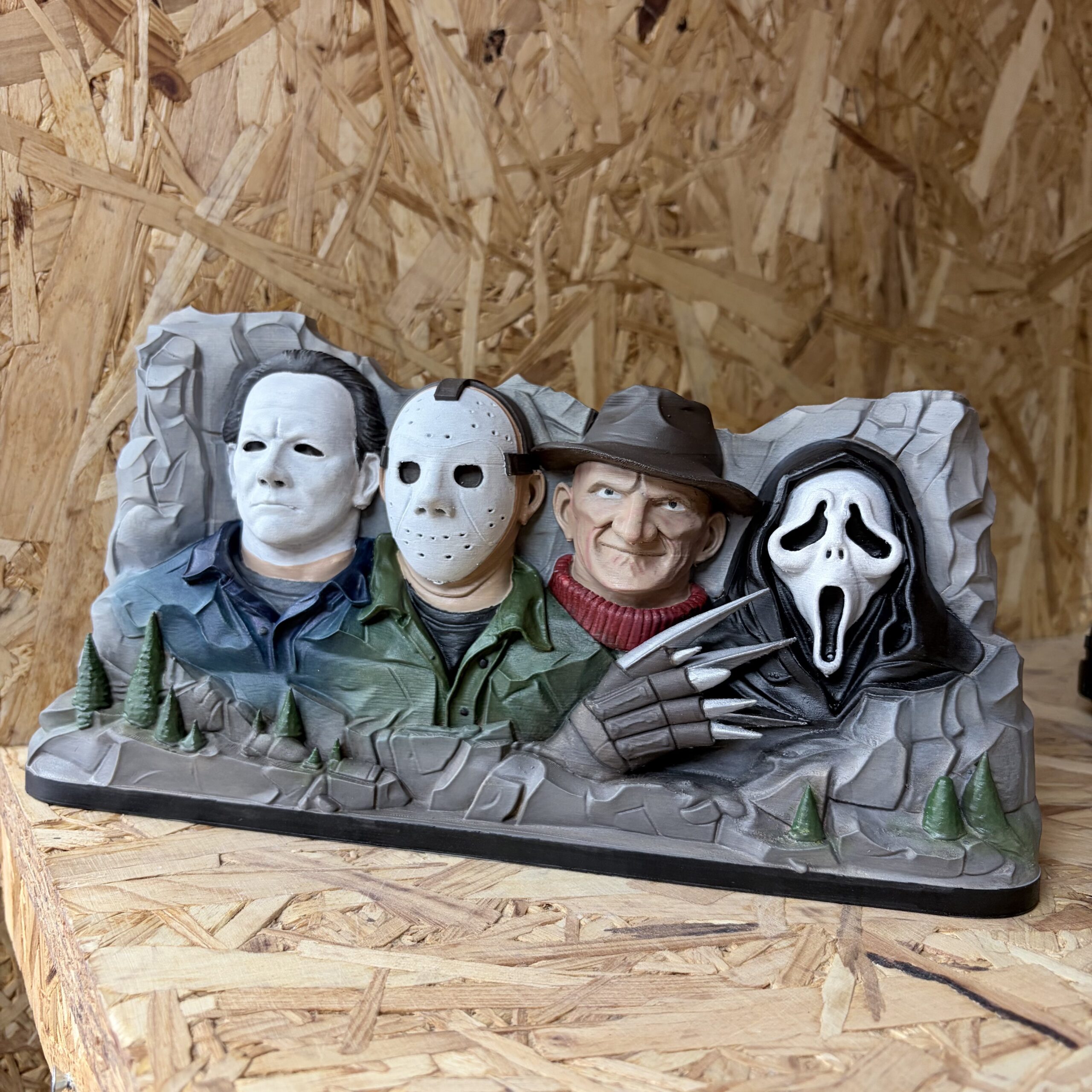 Classic horror icons display