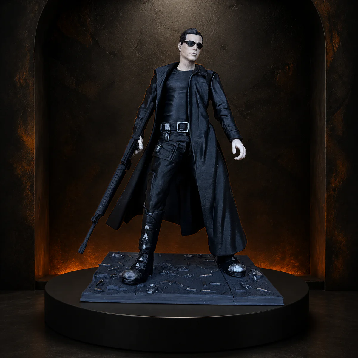 Digital Outlaw — one-off Burnt Toast sci-fi figure
